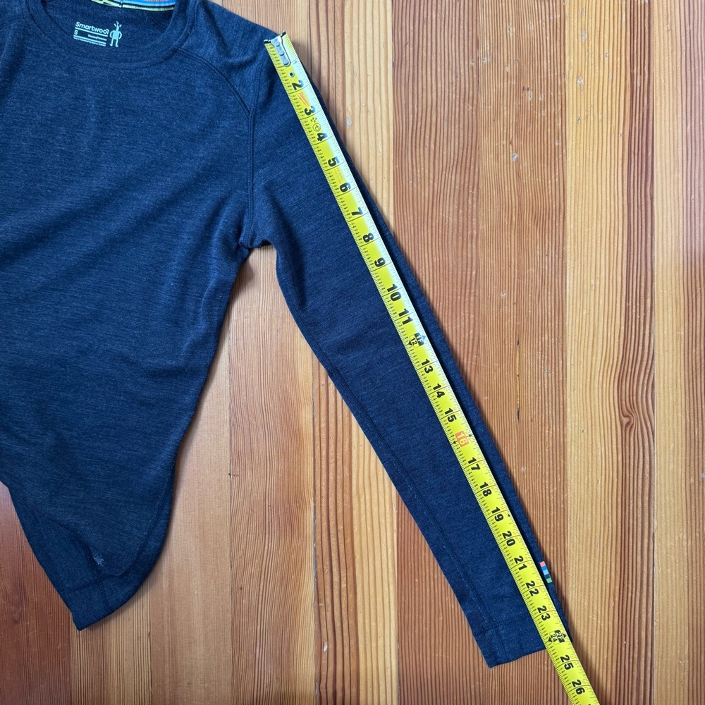 SMARTWOOL Women's Classic Thermal Merino Base Layer Crew sz Small Heather Gray - Picture 9 of 9